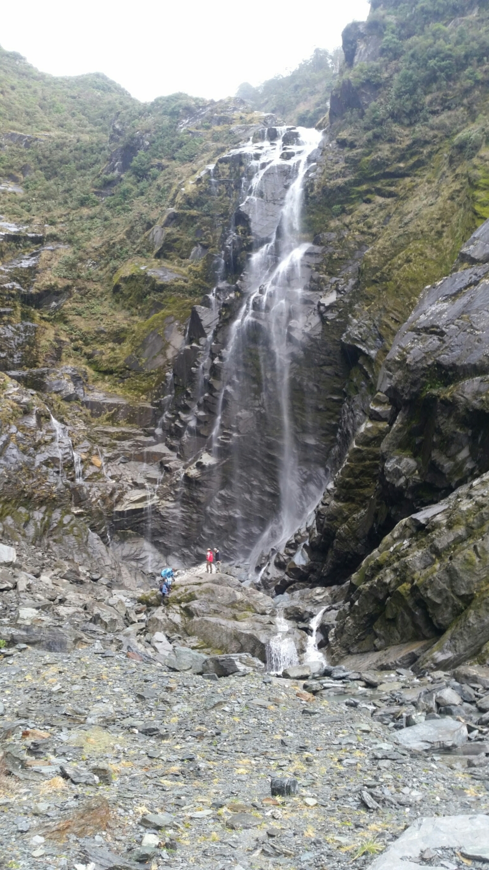Massive waterfalls we came across on a hike in Mt Aspiring Ntl Park